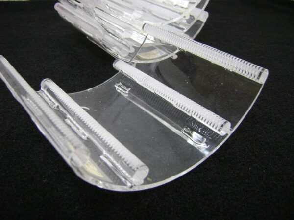 3417 Lot of 4 Quartz Wafer Carriers (Quartz Boats), 5”, 50 Slots - Image 2