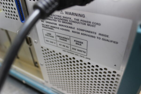 3688 Sony Tektronix 3086 Real Time Spectrum Analyzer. DC to 3GHz. - Image 2