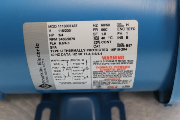 6179 Webster 1S5GX0009 Immersible Pump - Image 2