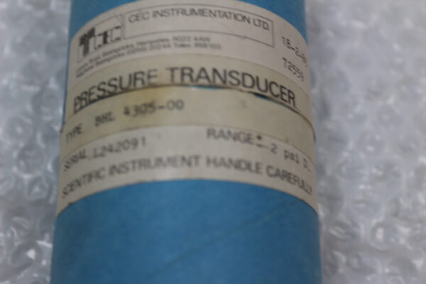 6246 CEC Instrumentation BHL-4305-00 Pressure Transducer - Image 2