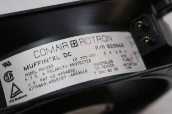 6279 Comair Rotron MD12B2, 028868 Muffin XL DC Fan - Image 2
