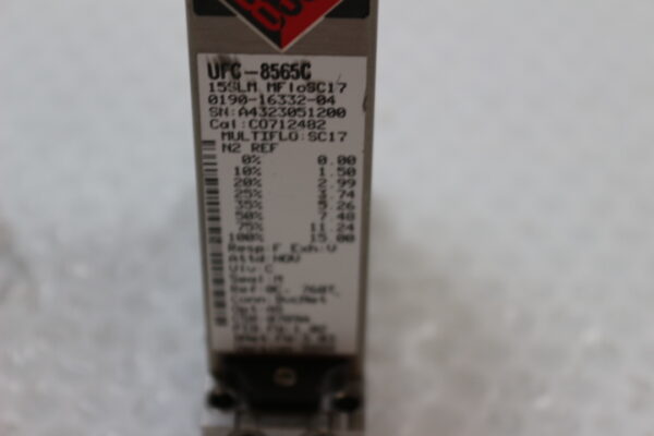 6283 UNIT UFC-8565C, 0190-16332-04 Mass Flow Controller, Multiflo: SC117, 15 SL - Image 2