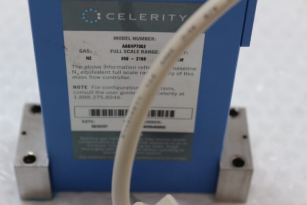 6302 Celerity IN3XP AASHP70020015002000 Mass Flow Controller - Image 2