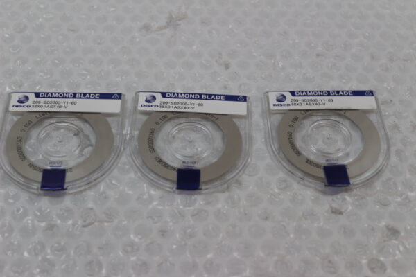 6354 Lot of 3 Disco Z09-SD2000-Y1-60, 58X0.1ASX40V Diamond Blades