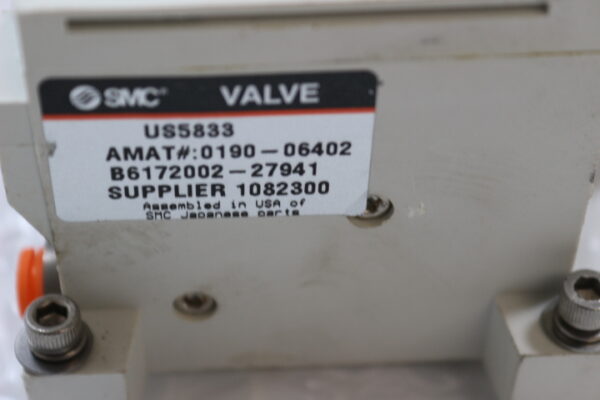 6430 SMC US 5833, 0190-06402 Manifold - Image 2