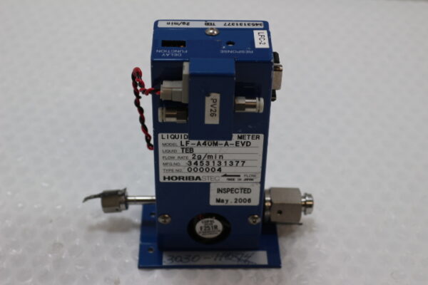 6486 HoribaStec LF-A40M-A-EVD 3030-11074 Liquid Mass Flow Meter TEB 2g/min