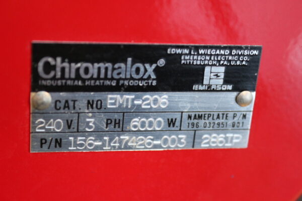 6495 Chromalox EMT-206, 156-147426-003 Immersion Heater - Image 2
