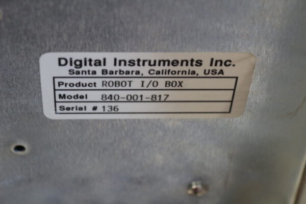 6505 Digital Instruments Nanoscope 840-001-817 Robot I/O Box - Image 2
