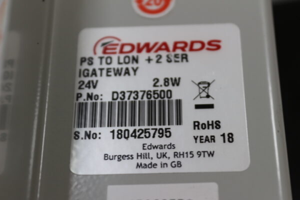 6533 Edwards D37376500 PS to +2 iGateway Module - Image 2