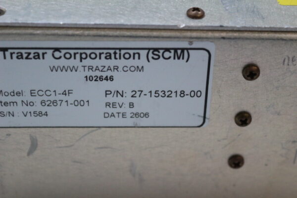 6557 Trazar ECC1-4F, 27-153218-00 ESC Controller - Image 2