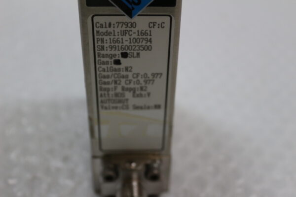6570 UNIT UFC-1661, 1661-100794 Digital Mass Flow Controller - Image 2