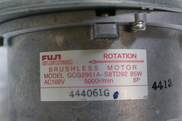 6594 Fuji Electric GCG2951A-S8TD92 Brushless Motor - Image 2