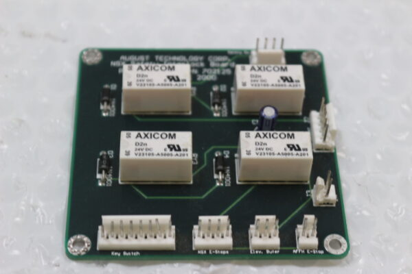 6596 August Technology 702124, 702125 NSX Safety Interlock Board