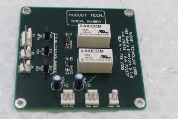 6597 August Technology 702126,702127 NSX Safety Interlock Board
