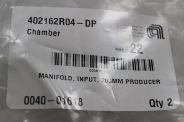 6602 Applied Materials 0040-01618 Manifold, Input, 200mm. Producer - Image 2