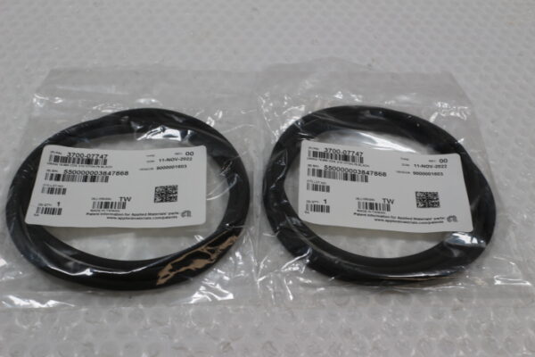 6633 Lot of 2 Applied Materials 3700-07747 O Rings 19.955 CDS .210 Viton-75 Bla
