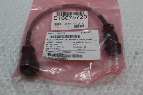 6796 Varian AMAT E16075720 Cable Assy, PMP, CONT, EDWDS, 1QQ2008, W9005