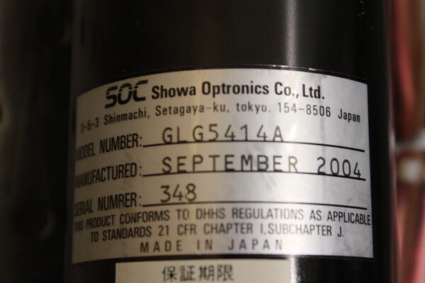 6878 SOC Showa Optronics GLG5414A Laser Head - Image 2